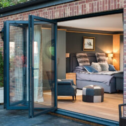 216"x96" Custom Energy Efficient Aluminum Bifold Door