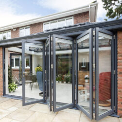 192"x96" Custom Energy Efficient Aluminum Bifold Door