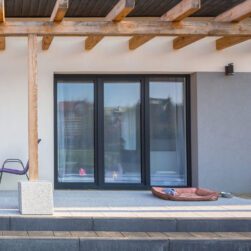 96″x80″ Custom Energy Efficient Aluminum Bifold Door