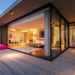 120"x80" Custom Energy Efficient Aluminum Sliding Doors