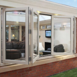 36"x48" Custom Energy-Efficient Aluminum Bifold Window