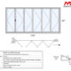 Bifold Door 240x80 1L5R