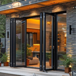 108"x96" Custom Energy Efficient Aluminum Bifold Door