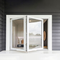 60"x36" Custom Energy-Efficient Aluminum Bifold Window