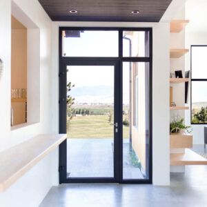 60"x80" Custom Energy-Efficient Aluminum French Doors