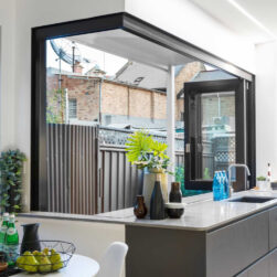 48"x48" Custom Energy-Efficient Aluminum Bifold Window